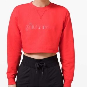 Like New! Lululemon Lunar New Year All Yours Cropped Crew Sweatshirt